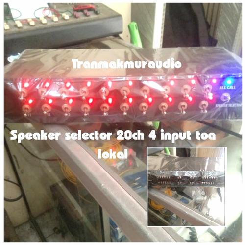 Jual Speaker Selector 20Ch 4 input lokal PA system - Jakarta Barat ...