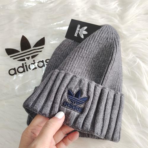 adidas gray beanie