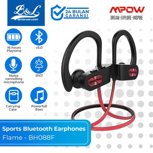 Jual MPOW Flame Earphone Sport Ear-Hook Bluetooth 5.0 IPX7 - Jakarta Barat  - B\u0026L Official Store | Tokopedia