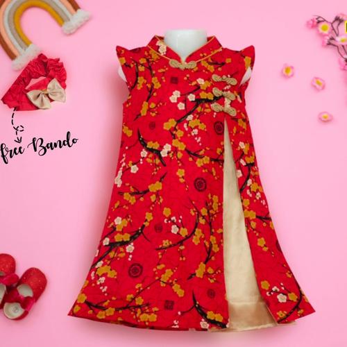 Gambar Mei Cheongsam / Dress Imlek Sincia Anak Murah / Cheongsam Anak Cewe dari kat.babyclothing Jakarta Barat Tokopedia