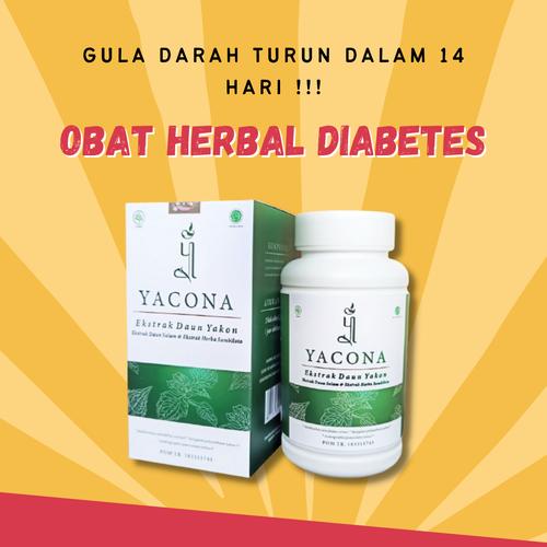 Foto Produk Obat Herbal Diabetes Terbaik Mengobati Pankreas Yacona ASLI Dijamin - Yacona dari lalalaku-online