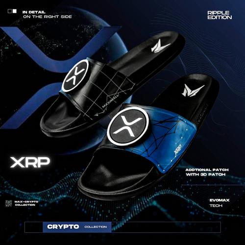 Gambar Sandal Slide Maximall Crypto XRP Series - 39 dari MaximallFootwear Kota Bandung Tokopedia