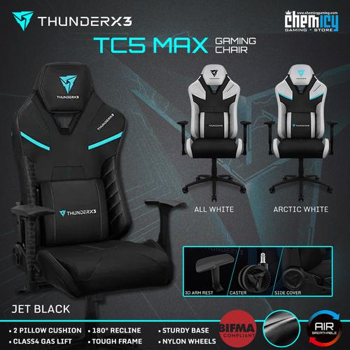 Jual ThunderX3 TC5 Max Gaming Chair / Kursi Gaming - ARCTIC WHITE ...