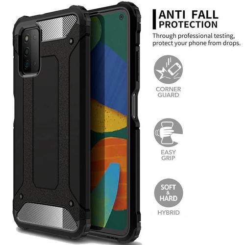 Foto Produk Dual Shock Armor Case Samsung Galaxy A03s - Cover Hard Soft Casing Fit dari Logay Accessories