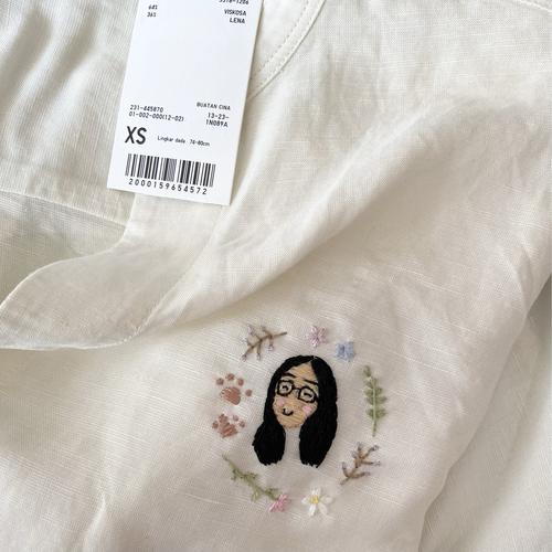 Jual Custom Hand Embroidery Shirt for 