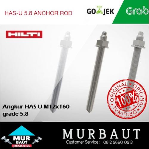Jual ANGKUR HILTI HAS U M12 x 160 Grade 5.8 Jakarta Selatan Murbaut
