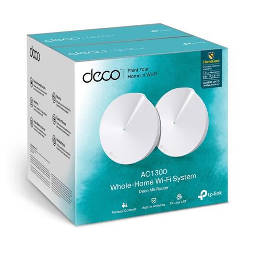 Gambar TP-Link AC1300 WHOLE-HOME WI-FI SYSTEM Deco M5 Wireless Router TP LINK - SATU PAK dari Aquarius Official Jakarta Barat Tokopedia