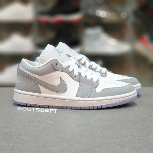Jual Air Jordan 1 Low Wolf Grey Aluminium W (100% Authentic) - 37.5 - Kab.  Tangerang - Boots Dept | Tokopedia