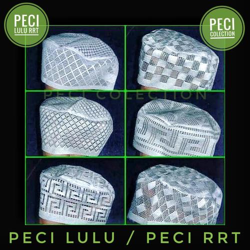 Gambar peci lulu jaring putih - Putih, 20 dari Peci Colection1 Kab. Sukabumi Tokopedia