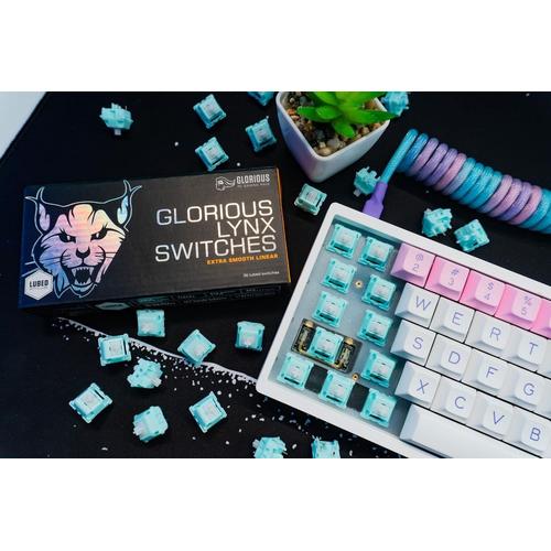 Foto Produk GLORIOUS LYNX Linear Switch - Gaming Switch Keyboard - UNLUBED dari Apparel Gaming