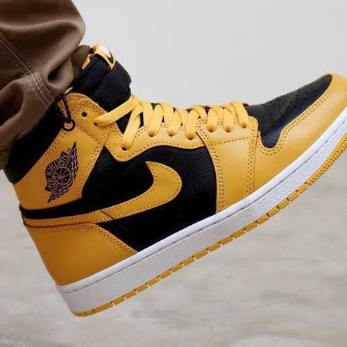 Jual AIR JORDAN 1 HIGH POLLEN GS - 38.5 