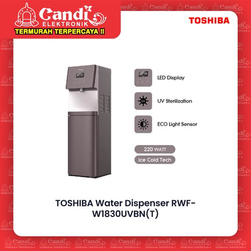 Foto Produk TOSHIBA WATER DISPENSER RWF-W1830UVBN / RWF W1830U VBN / W1830UVBN dari Candi Elektronik Solo