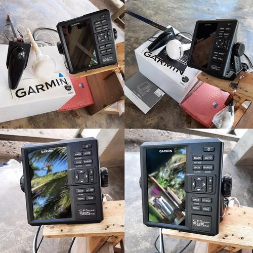 Jual Garmin Fish Finder GPS Map 585 Plus 98 LIKE NEW Garansi TAM Clearvu Kab. Bangka NORTH