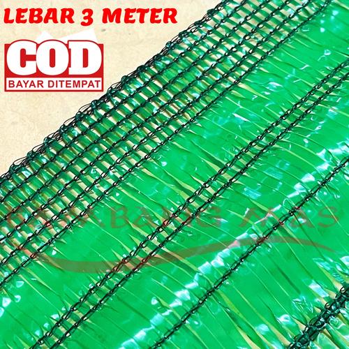 Foto Produk Jaring paranet uv atap ijo hijau 85% UV 3% Bahan Virgin Lebar 3 Meter dari CV BAMBANG MAS OFFICIAL