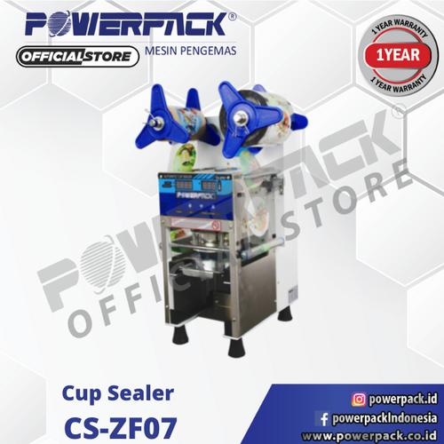 Gambar Mesin Penyegel Gelas Plastik CS-ZF07 Automatic Cup Sealer POWERPACK dari Powerpack Official Store Kab. Tangerang Tokopedia