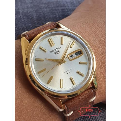 Jual Jam Seiko 5 Automatic 5126-8020 Gold Kanji Vintage - Kota Depok -  Renzu | Tokopedia