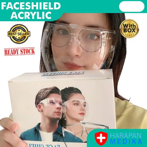 Gambar Face Shield Acrylic Full Face BIOMASK dari HARAPAN MEDIKA Kota Bekasi Tokopedia