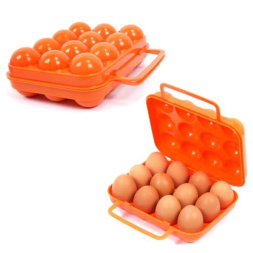 Foto Produk TEMPAT TELUR BOX CONTAINER EGG CAMPING OUTDOOR SURVIVAL ISI 12 BUTIR dari DO OFFICIAL STORE