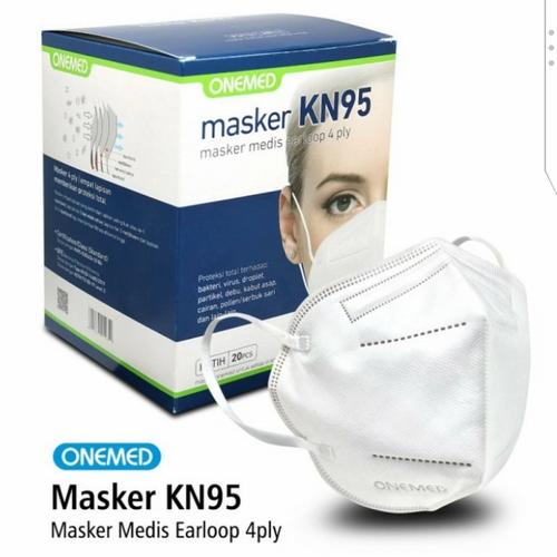 Gambar ONEMED MASKER KN95 EARLOOP (HARGA PER BOX) dari Toko Tensi undefined Tokopedia