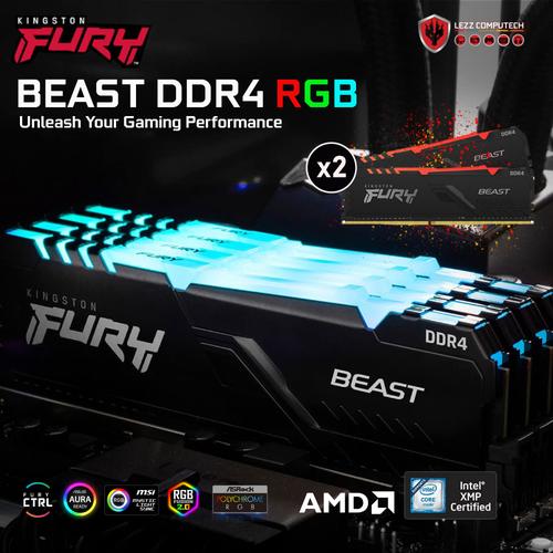 Jual KINGSTON FURY BEAST RGB DDR4 16GB 