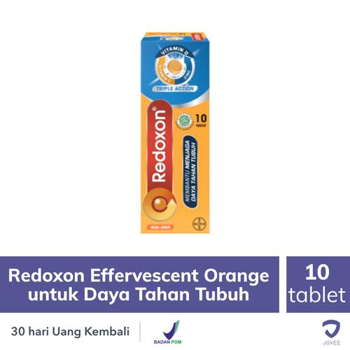 Gambar Redoxon Triple Action Effervescent Orange 10 Tab - Daya Tahan Tubuh dari Jovee Tokopedia