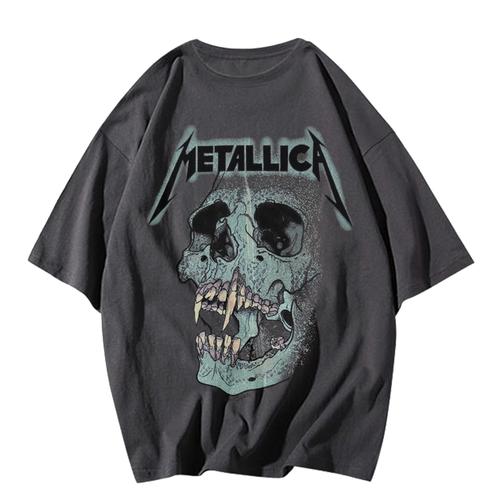 Jual KAOS METALLICA TENGKORAK VINTAGE 