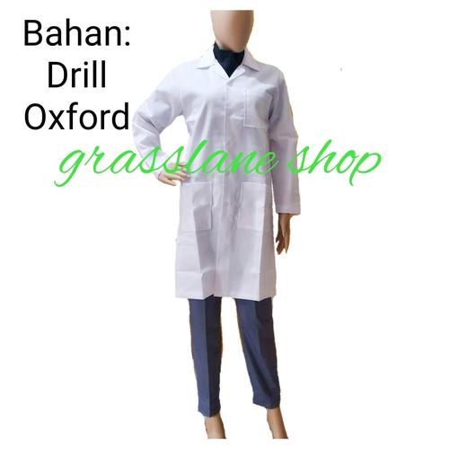 Gambar Laboratorium / Praktikum Lab Jas / Baju Tangan Panjang - S dari grasslane shop Jakarta Barat Tokopedia