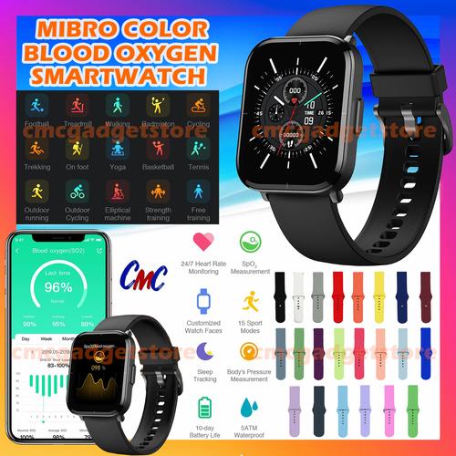 Jual Mibro Color Smartwatch Blood Oxygen SPO2 Full HD Air Jam Tangan Xiaomi  - Garans 1 Minggu, Free AG - Jakarta Barat - CMC Gadget Store | Tokopedia