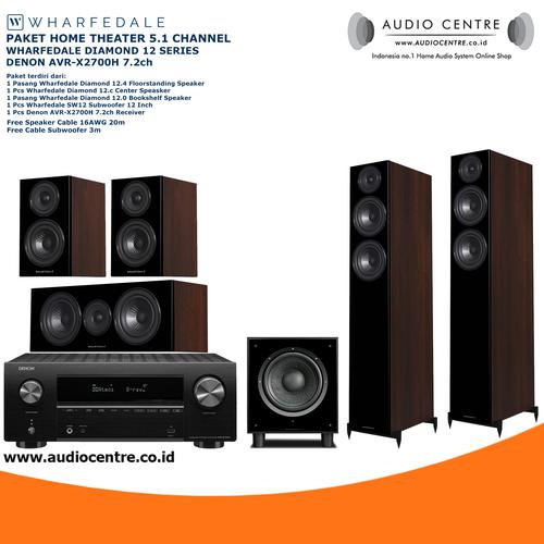 Wharfedale Diamond 12.4 Denon AVR 2700h 