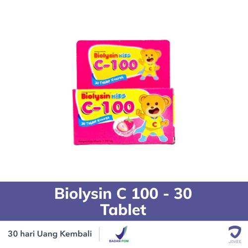 Gambar Biolysin C 100 - 30 Tablet - Tablet Hisap - JOVEE dari Jovee Tokopedia