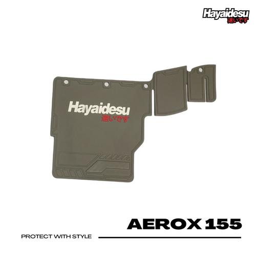 Foto Produk Hayaidesu AEROX Mudflap Penahan Lumpur aksesoris variasi kepet - Abu-abu dari Hayaidesu Indonesia