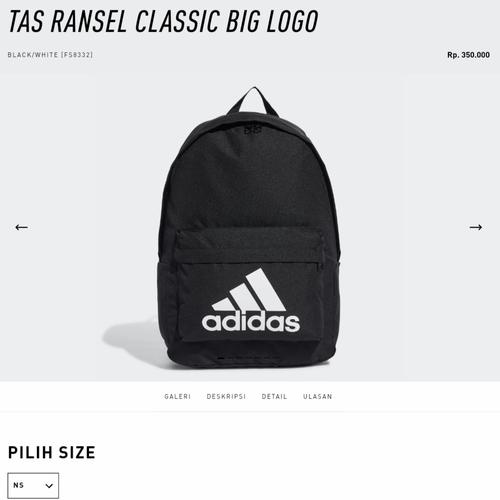 Jual Tas Pungung Ransel Classic Big 
