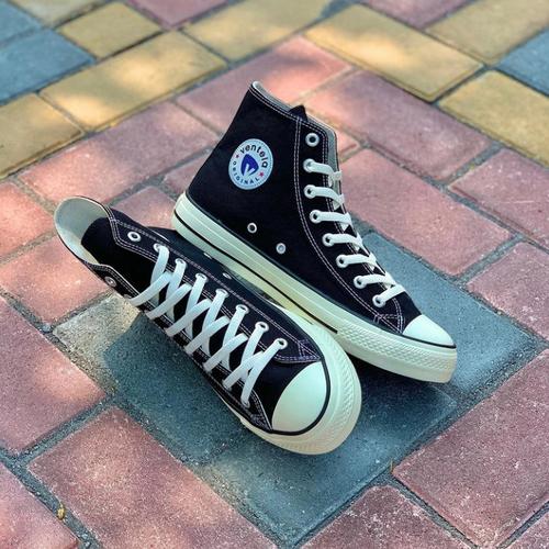 Jual VENTELA 70S ETHNIC HIGH HITAM BLACK NATURAL VENTELLA SHOES