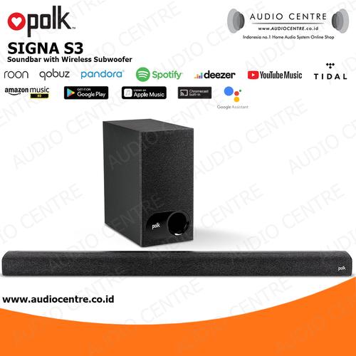 Jual Polk Audio Signa S3 Soundbar with 