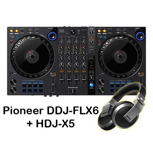 Gambar Pioneer DDJ-FLX6 + HDJ-X5 | Paket DJ DDJFLX6 + HDJX5 dari audiopan Jakarta Utara Tokopedia