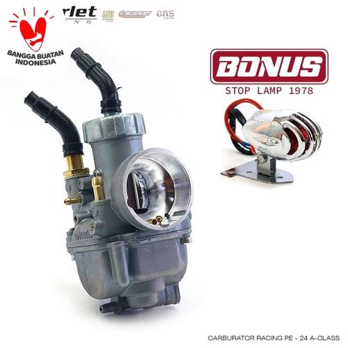 Gambar SCARLET RACING Karburator Carburetor Karbu PE 24 26 28 30 A Class - PE 24 dari Scarlet Racing Jakarta Barat Tokopedia