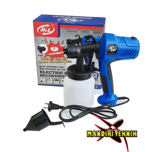 Jual H&L Spray Gun Electrik Untuk Cat Minyak / Cat Tembok HL 719 Kab