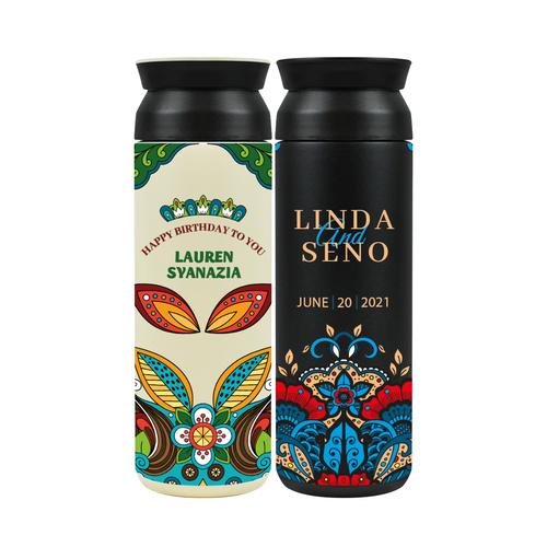 Foto Produk TUMBLER CUSTOM PRINT TERMOS FULL COLOUR - JAPAN TUMBLER UV PRINT - Off White dari TWIN DIGITAL