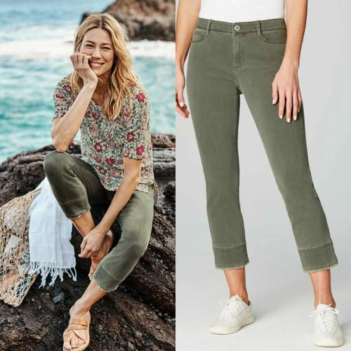 Jual J.jill Authentic fit crop pants with fringe denim - Kab. Bogor - Hana  Boutiq | Tokopedia