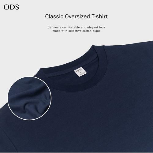 Jual ODS Classic Oversized T-shirt Navy 