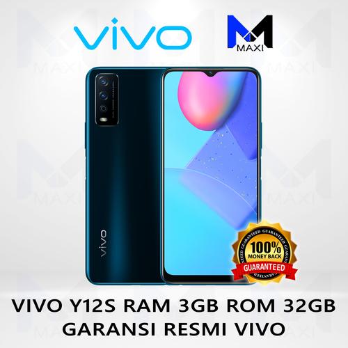 Foto Produk VIVO Y12S 3/32 RAM 3GB ROM 32GB GARANSI RESMI - Phantom Black dari Maxi phone cell