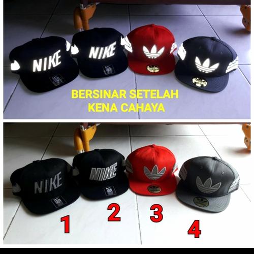 Jual Topi Snapback Bersinar, Nike 