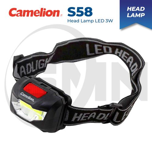 Gambar Head Lamp Camelion LED 3W S58 lampu senter kepala dari SMN Official Jakarta Barat Tokopedia