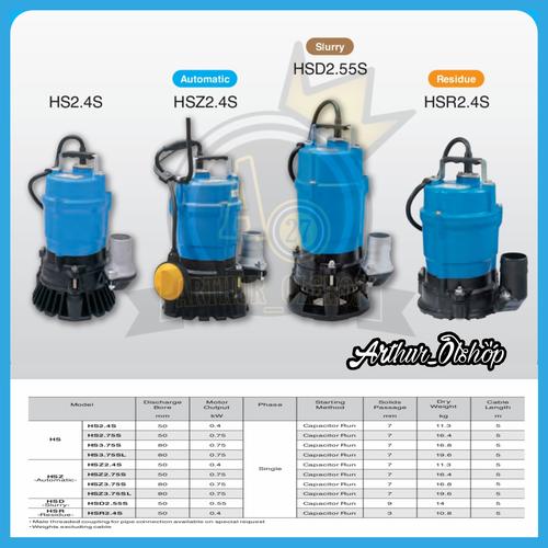 Jual Pompa Celup TSURUMI Model: HS3.75s 