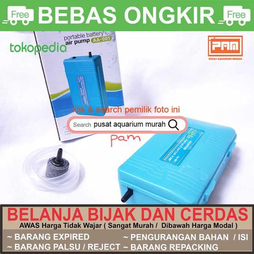 Gambar Plus Batu Aerator & Selang Portabel Baterai Air Pump HL 001 Hilong dari Pusat Aquarium Murah Kota Depok Tokopedia