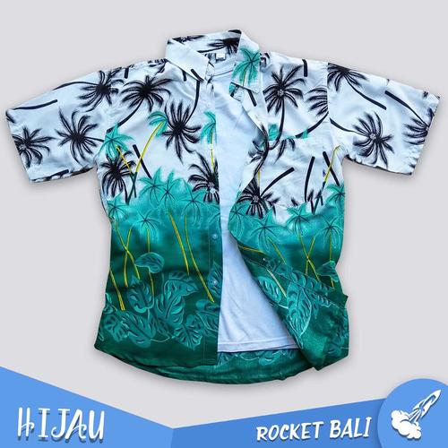 Foto Produk Kemeja Pantai Terlaris - Kemeja Pantai Wanita - Kemeja Pantai Cewek - Hijau, M dari Rocket Bali