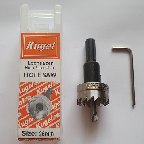 Jual KUGEL Hole saw HSS 25 mm Mata Bor Besi 25 mm Original Kota