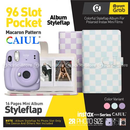 Gambar Album Styleflap Macaron 96 Foto for Fujifilm Instax Mini 11 9 40 90 2R - BLUE dari G-Rex Jakarta Barat Tokopedia