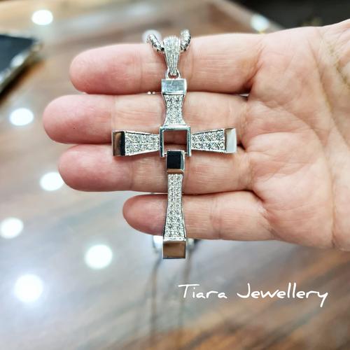 Jual VVS Diamond Cross Pendant Liontin 