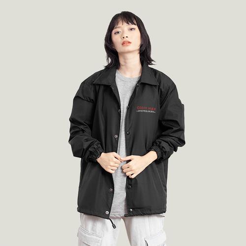 Gambar Geoff Max Official - Mari Black | Coach Jacket | Jacket Pria | Jacket - S dari Geoff Max Official Kota Bandung Tokopedia
